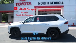 Luxury at its Finest: 2024 Toyota Grand Highlander Test Drive Tuesday at North Georgia Toyota