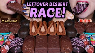 Download lagu ASMR LEFTOVER DESSERT RACE CHOCOLATE CAKE POPS MAG... mp3