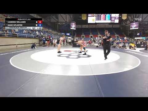 USMC Junior & 16U Nationals | 215 lbs 16U Boys Freestyle | 5th | Camden Williams vs Kade Splinter