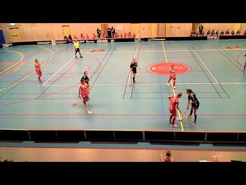 Juniorallsvenskan  Dam 151103 Pixbo Wallenstam IBF - Lindås IBK (6-2) HD Per1