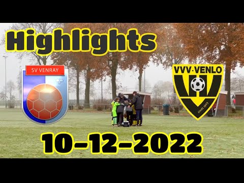 HIGHLIGHTS FC VENRAY- VVV VENLO U12 (2-7) #jeugdvoetbal #sports #nederlands