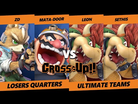 CROSSxUP Losers Quarters - ZD & Mata-door Vs. LeoN & Sethis - SSBU Ultimate Tournament