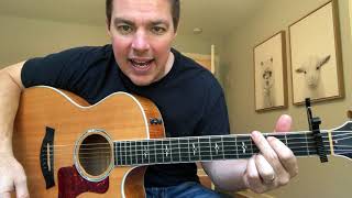 Drowns the Whiskey | Jason Aldean | Beginner Guitar Lesson