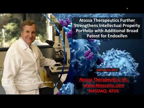 Atossa Therapeutics’ (Z)-Endoxifen Patent Issued February 7, 2023