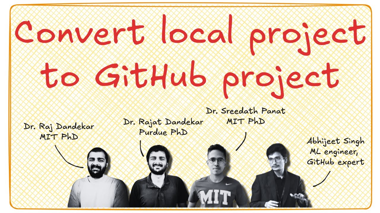 Converting your local project into a Github project [Lecture 7]