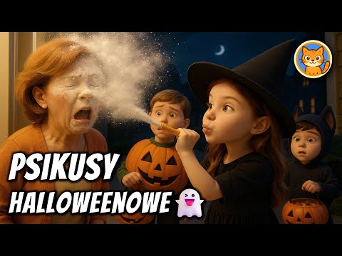 Halloweenowe Psikusy - okładka bajki audio