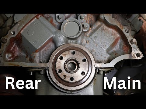 Rear Main Seal Replacement Ford Bronco F150 | E4OD Transmission Removal | Bronco Restoration