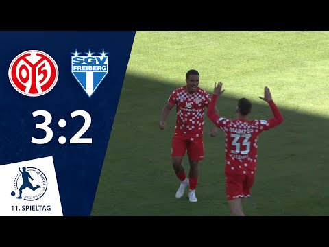 Mainz hält Anschluss an die Spitze | 1. FSV Mainz 05 II - SGV Freiberg | 11. Spieltag RLSW