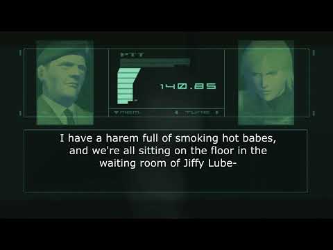 MGS2 UNRELEASED Colonel AI codec calls [cut content]