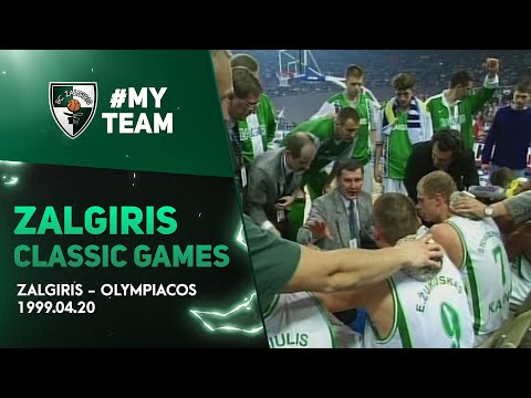 #ZalgirisClassics. Zalgiris v. Olympiacos | 1999.04.20