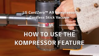 Video 4 of Product LG CordZero A9 Ultimate, Limited, Charge, Charge Plus Stick Cordless Vacuum Cleaners