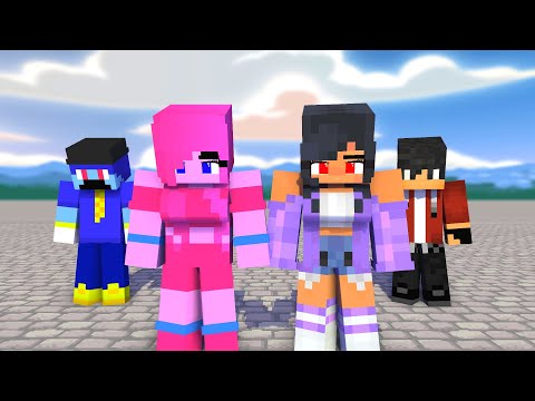 MONSTER SCHOOL: HERO TONIGHT APHMAU, AARON AND LONG LEGS FAMILY (DADDY+MOMMY) MINECRAFT ANIMATION