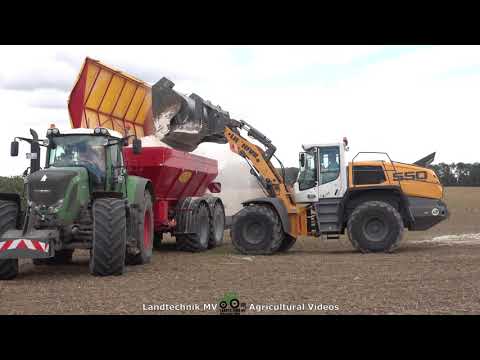 Fendt - Bredal - Liebherr / Kalk Streuen - Spreading Lime  2021