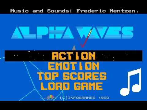 Title Screen - Alpha Waves Soundtrack (Infogrames)