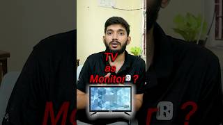 Don't use TV as Monitor! #engineeringfacts #tv #monitor