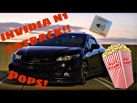 2015 HONDA CIVIC Si INVIDIA N1 CATBACK w/ KTUNED SR INTAKE *INSANE!!*