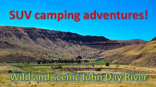 River camping in Oregon - John Day River