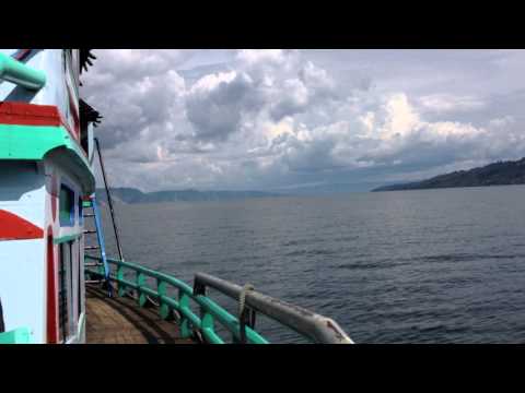 Boat cruise at Lake Toba, Sumatra, Indon