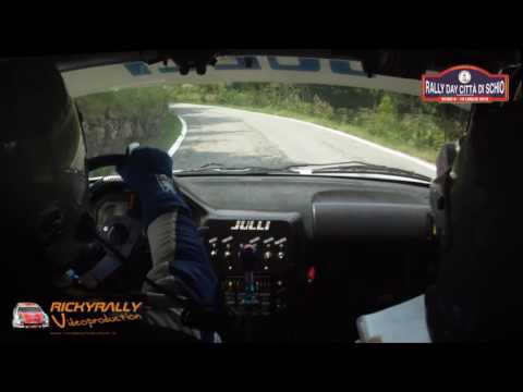 CAMERA CAR SCAPIN   MOGENTALE 1° RALLYDAY CITTA' DI SCHIO 2016 P S 4 SANTA CATERINA
