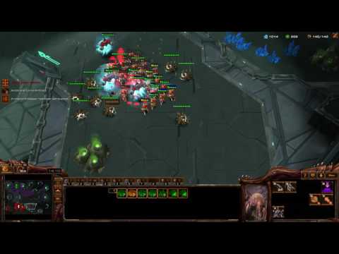 Protoss walks army into lurkers