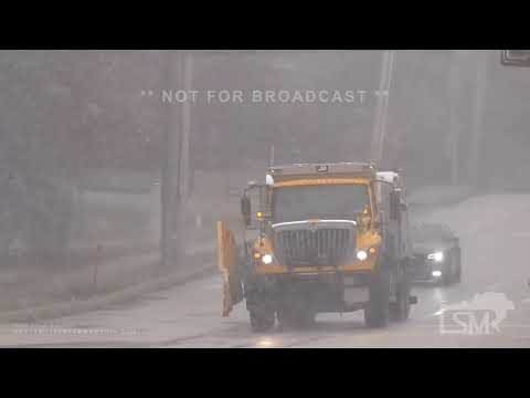 03-14-2023 North Wales,PA - Nor'easter Heavy Snow Band, Salt Trucks and High Winds