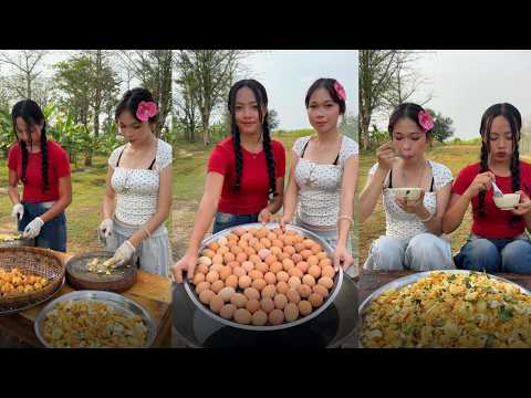 Amazing cooking deep fried egg recipe