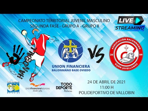 🖥 Directo - Balonmano Juveniles - Unión Financiera B VS. Finetwork Gijón