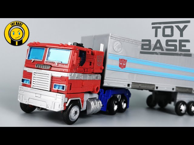 Vídeo relacionado con Transformers Toys Generations War for Cybertron: Earthrise Leader WFC-E11 Optimus Prime Figura de acción - Niños de 8 años en adelante, 17,5 cm