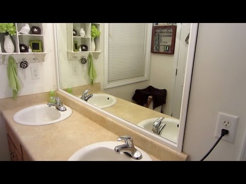 How to Frame a Mirror with Molding and Save over $300 Video
