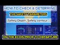 How To Check Determine The Safety Parameters On The ECDIS Prior To Departure