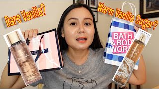 Bare Vanilla Versus Warm Vanilla Sugar | Victoria's Secret Vs Bath & Body Works