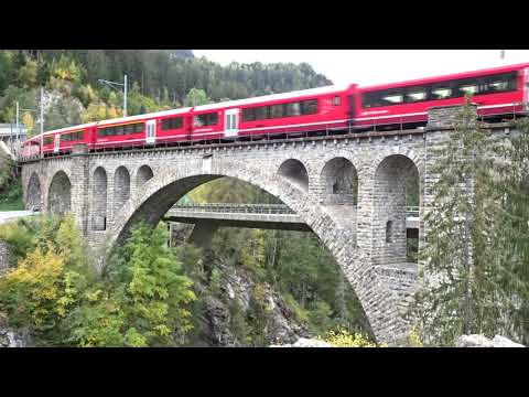 Rhaetian Railway / Rhätische Bahn - Albula Pass (Chur - St. Moritz) 2019 / 2020