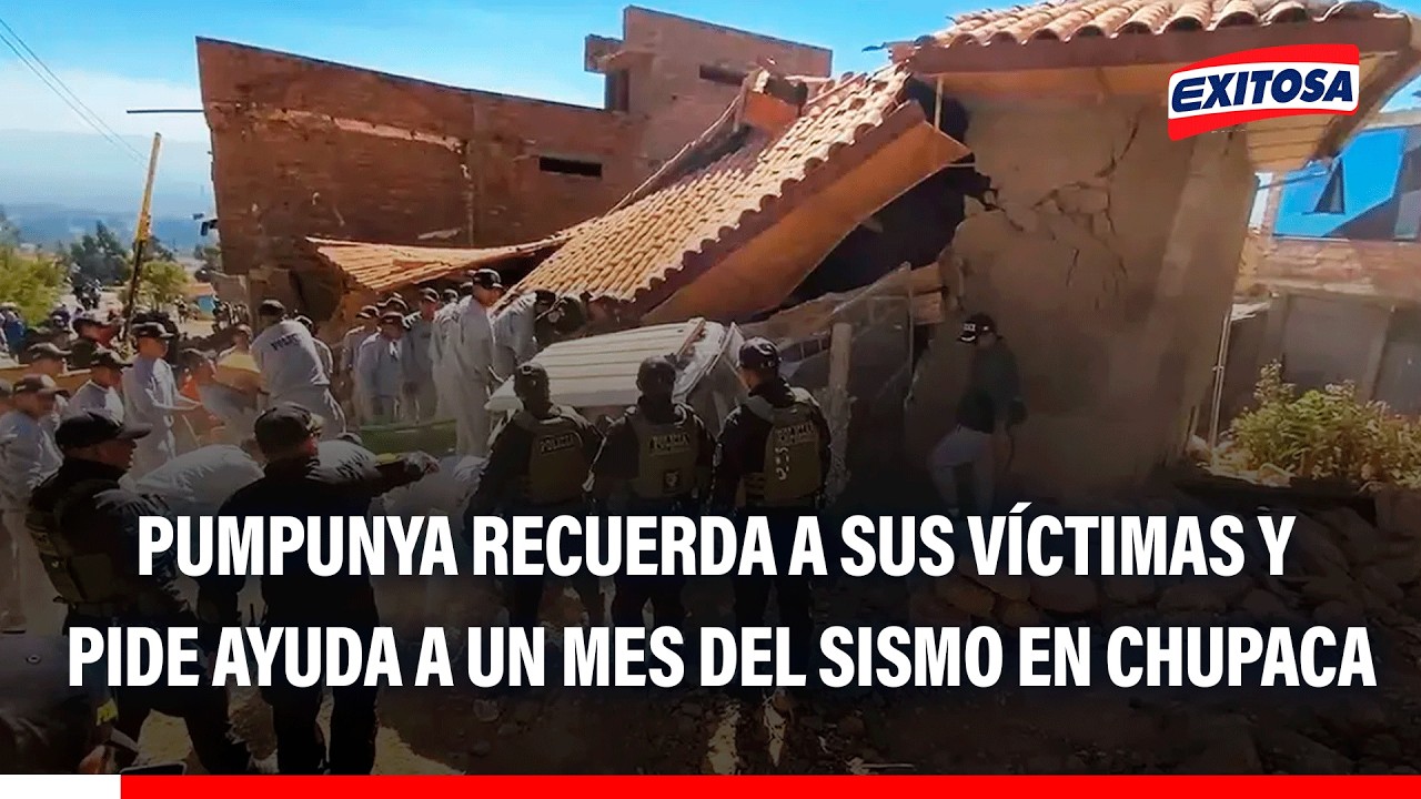🔴🔵Sismo en Chupaca: Pobladores de Pumpunya recuerda a sus víctimas y clama por ayuda