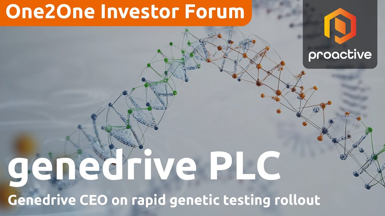Genedrive CEO on rapid genetic testing rollout - One2One Investor Forum