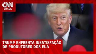 Vídeo: Trump enfrenta insatisfação de produtores dos EUA; veja no Conexão Agro | CNN PRIME TIME