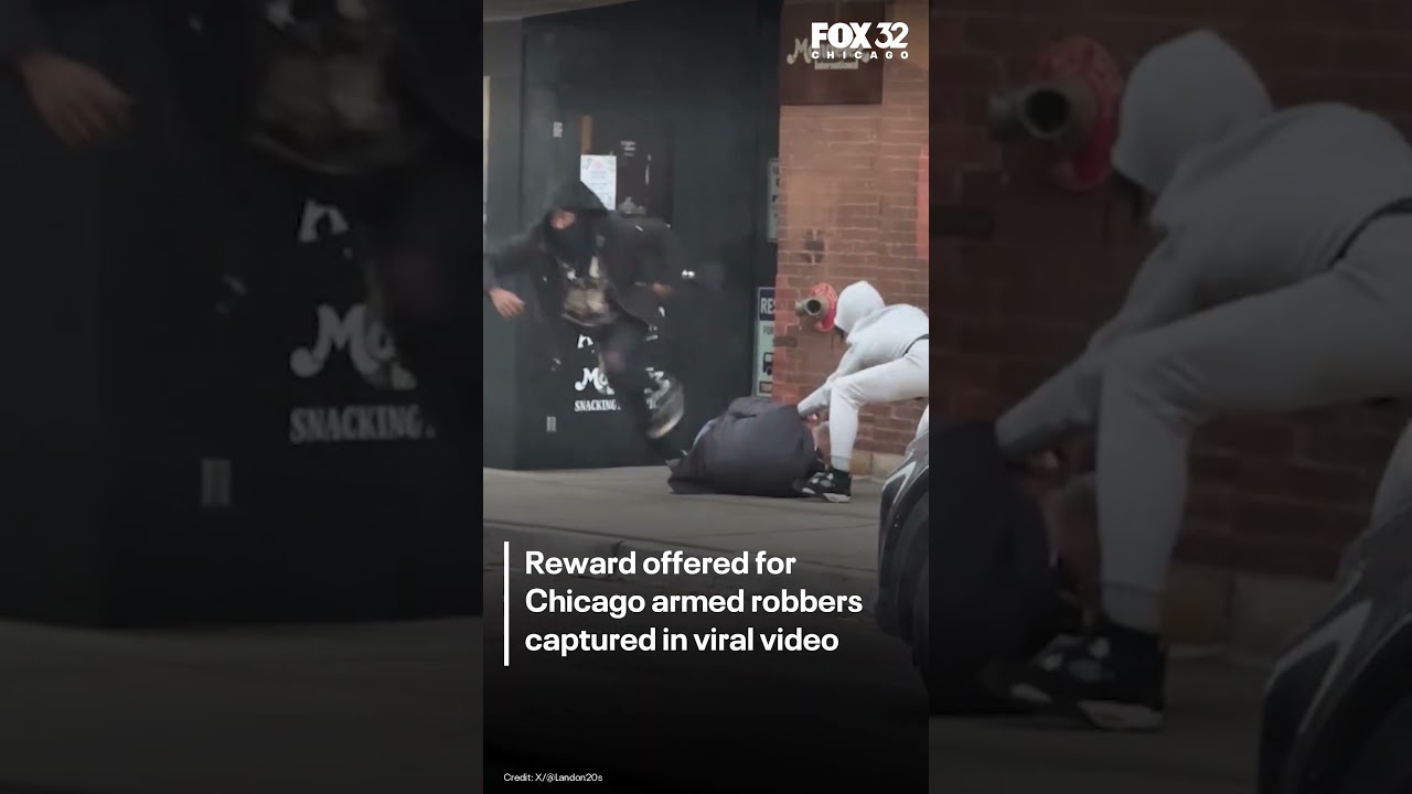 Reward offered for Chicago armed robbers captured in viral video