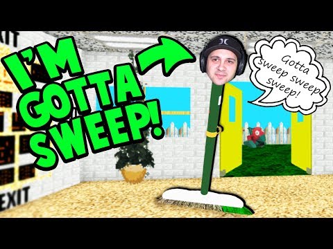 I M A Broom Playing As Gotta Sweep My Favorite Baldi S Basics Roblox Roleplay Free Online Games - roblox baldi basic rp roleplay old
