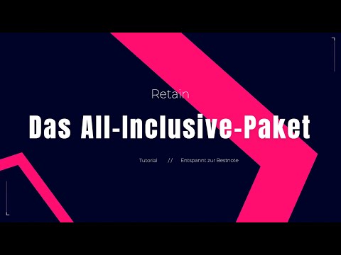 Retain - Das erste und einzige All-Inclusive-Lernpaket auf dem Markt