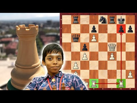 Praggnanandhaa Faces Double Rook Sacrifice