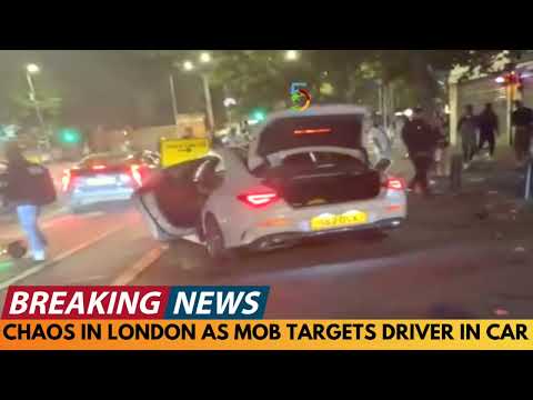 BREAKING NEWS: CHAOS IN LONDON AS MOB TARGETS DRIVER OF CAR