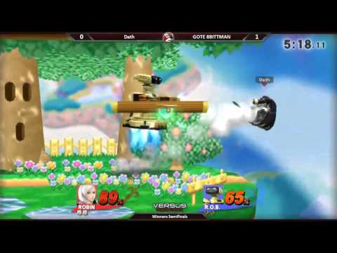 Smash 4 Versus Weekly 8/27/15 - Winners Semis - Dath (Robin) vs 8Bitman (ROB)