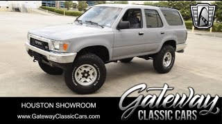 Video Thumbnail for 1991 Toyota 4Runner 4WD SR5