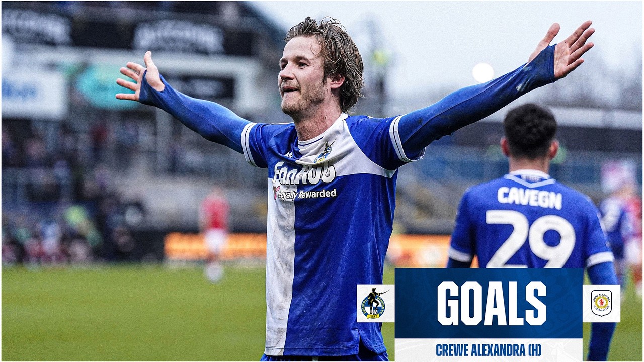 Bristol Rovers vs Crewe Alexandra Highlights