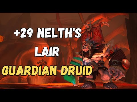 Guardian Druid M+ 29 Neltharion's Lair | Fort Storming Bursting | LAG SEND HELP