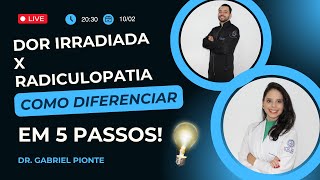 Dor Irradiada x Radiculopatia: Como Diferenciar na Prática (em 5 Passos) | Aula Semanal #7