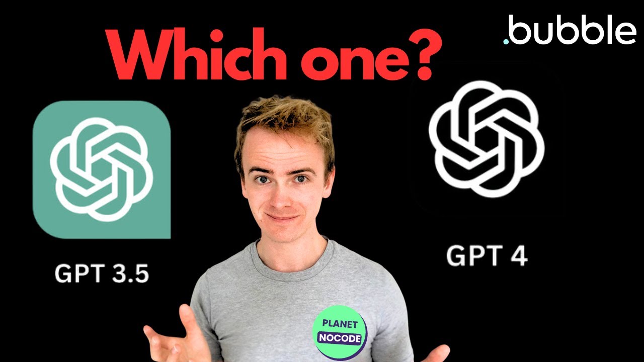 GPT 3.5 vs GPT 4 - Which is best for Bubble.io thumbnail