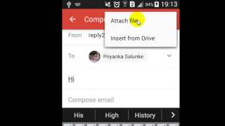 How to send attachment in Gmail Android App How to send attachment in Gmail Android App