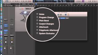 Logic Pro X - Video Tutorial 31 - MIDI Input Filter