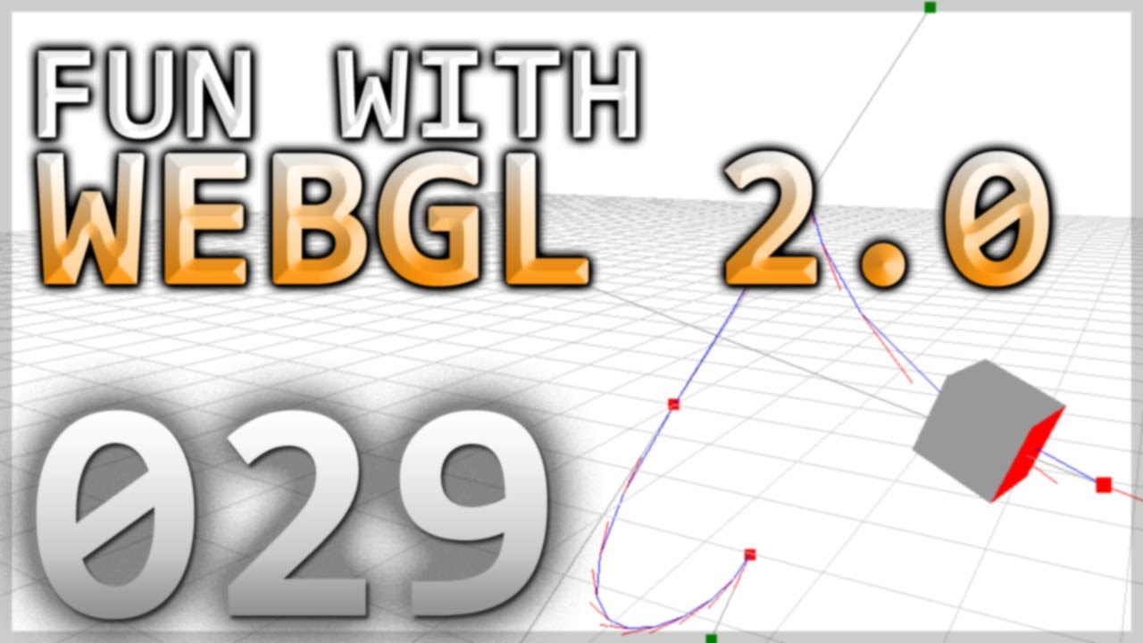 Fun with WebGL 2.0 : 029 : Animating on a Bezier Splines Path