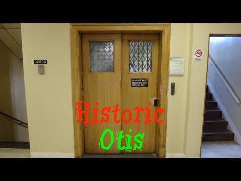 Mini eleva TOUR of 70 Woodfin Place historic OTIS elevators Asheville NC  EPIC MOTOR!